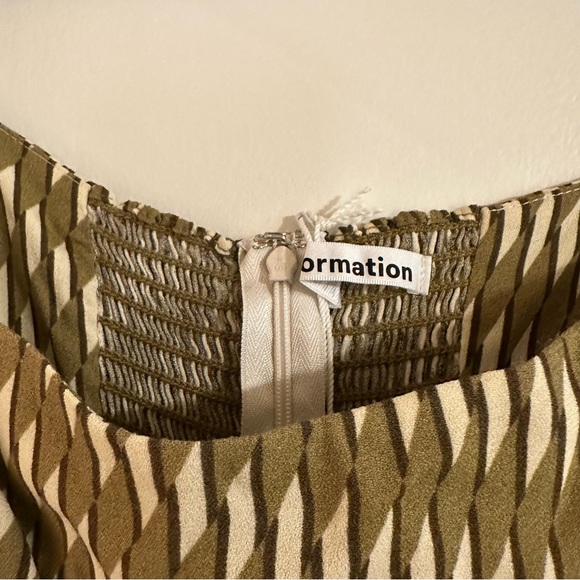 NWT Reformation Rosalie graphic print geometric mini dress - Picture 5 of 11